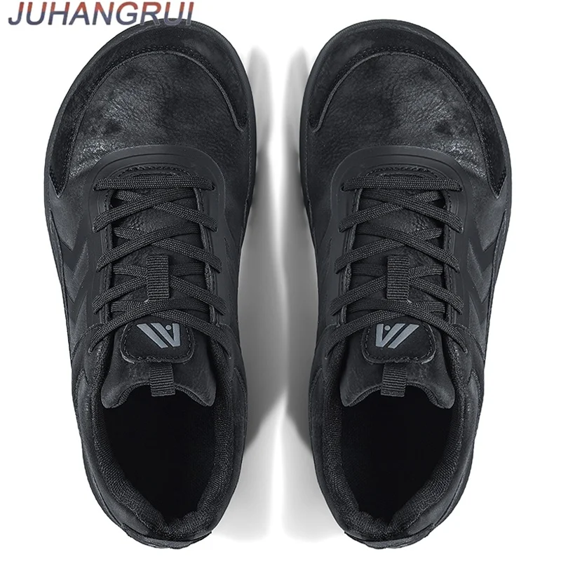 Men's Wide Toe Barefoot Shoes Breathable Hiking Athletics Shoes Non-slip Casual Comfortable Outdoor Walking Shoes Large Size 48