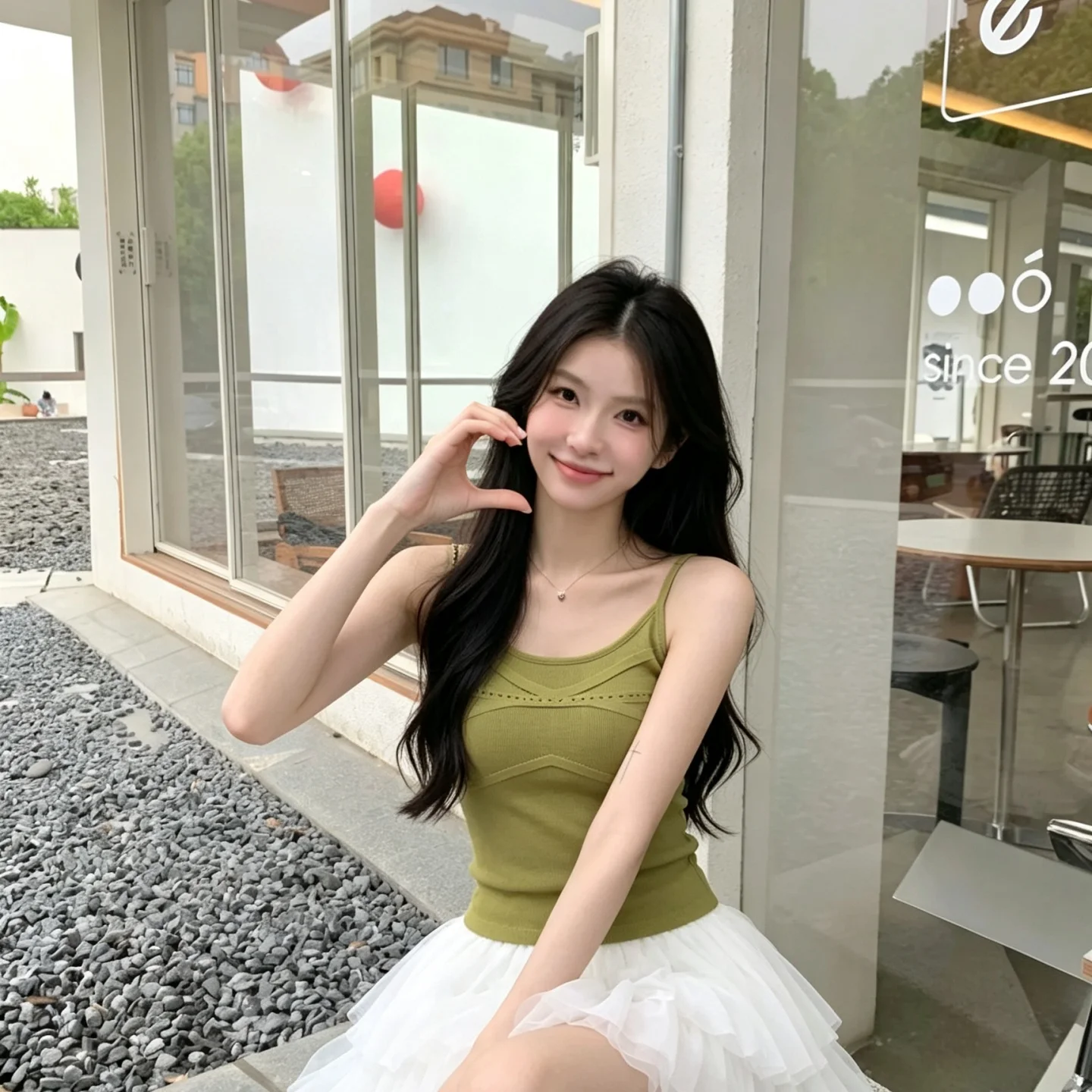Summer New Spicy Girl Adjustable Strap V-Neck Cami Top, Slim Fit Inner Wear Cropped Tops for Fashion Women Sexy Girl Outfit - view 4