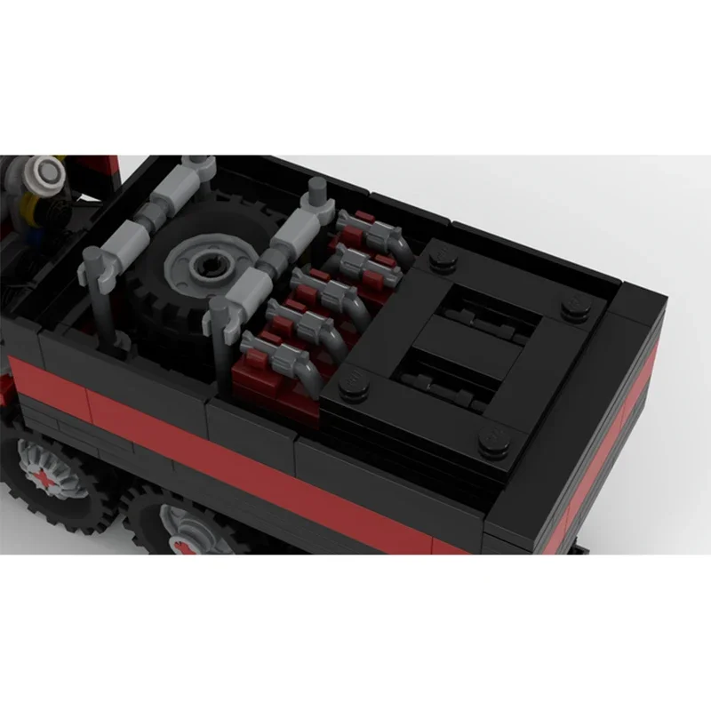 HtMoc Tractor bloques camión ladrillos moc equipo de construcción vehículo de construcción camión transportador juguete moc coches ladrillos