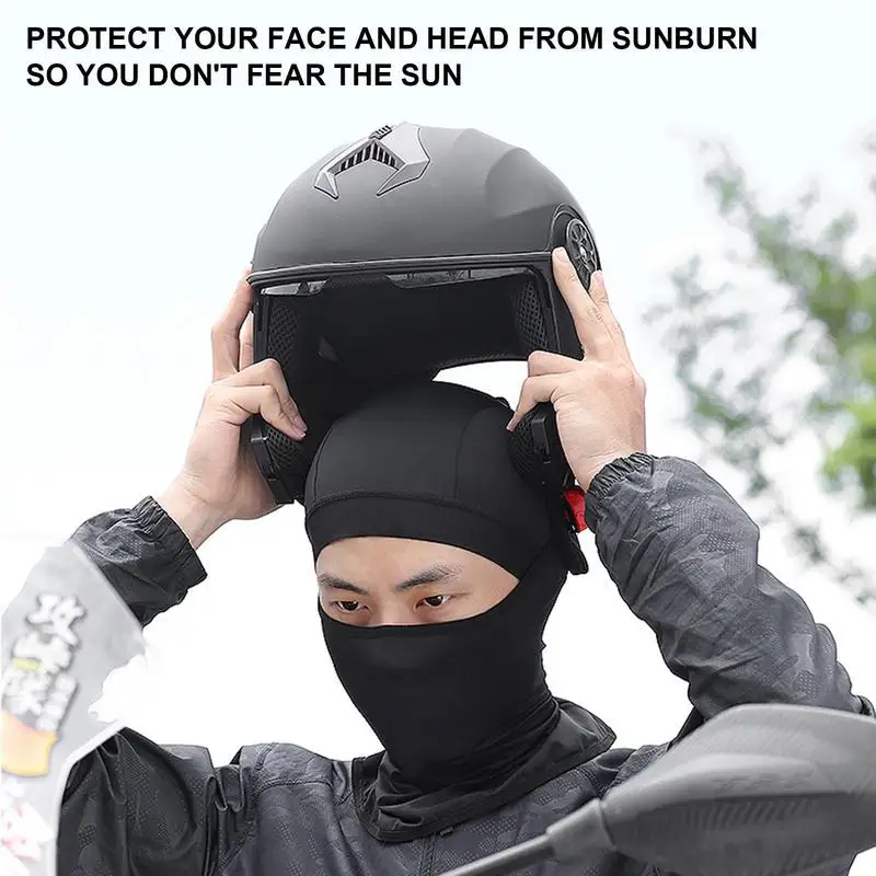 

Breathable Face Cover Windproof Breathable Full Face Shield Anti-Slip Head Cover Quick-Drying Cycling Supplies For Travel
