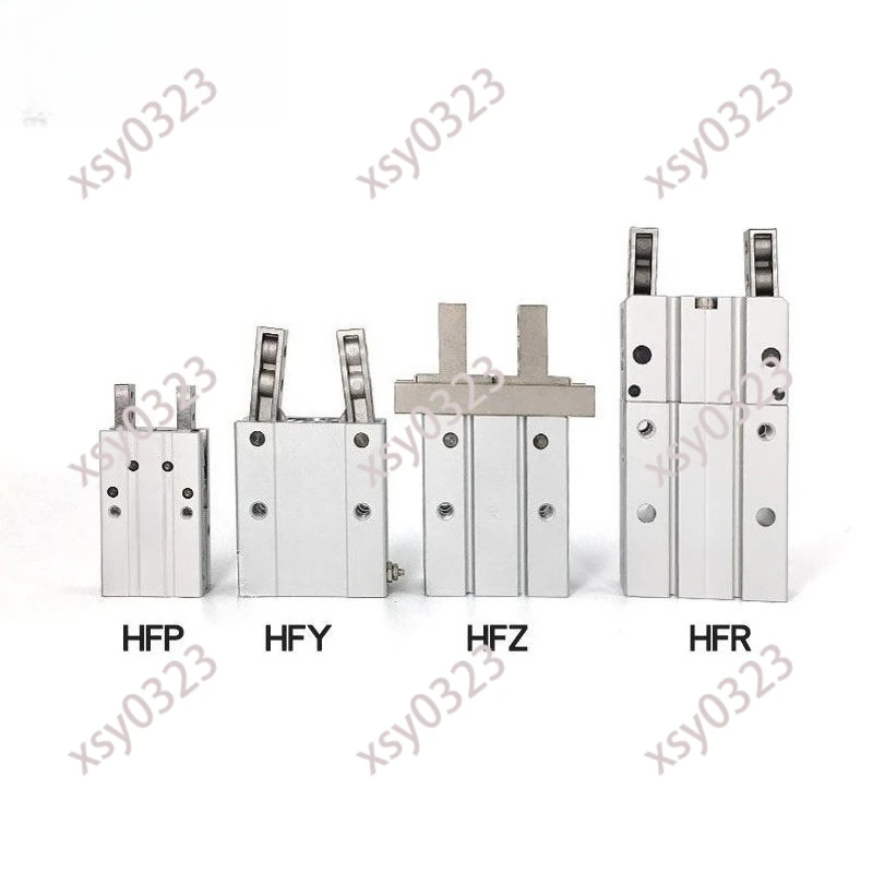 Pneumatic Finger Cylinder HFP HFR HFZ HFK HFY Series 6-40mm Bore Air Gripper Cylinder