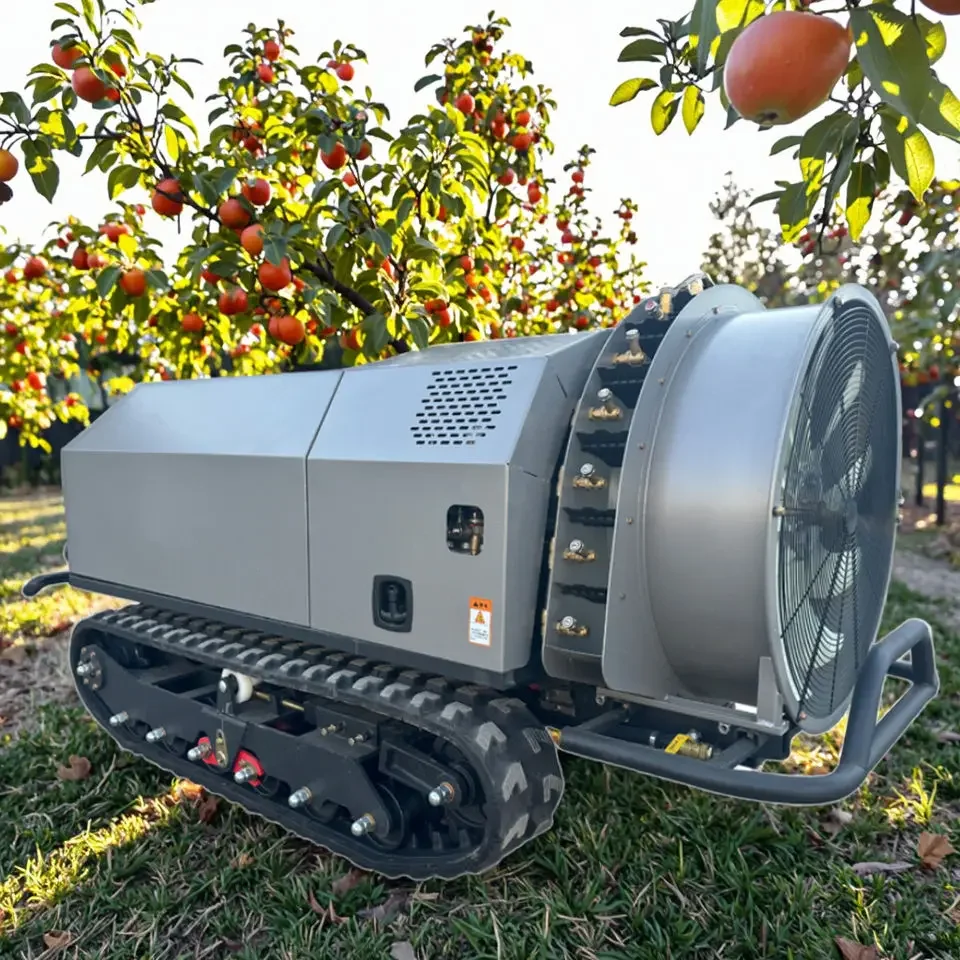Stainless Steel Crawler Sprayer Remote Control Self Propelled Orchard Pesticide Spraying Truck