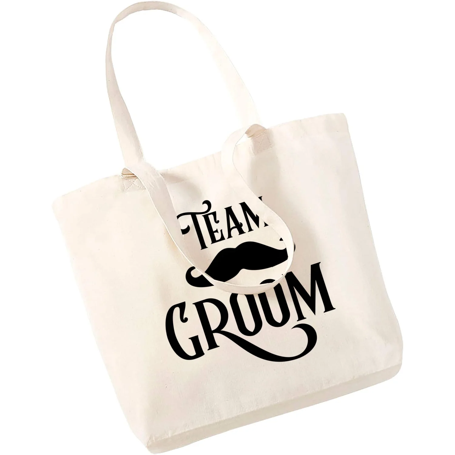 Team Groon Single Party Women Handbags Canvas Tote Shopping Bags Reusable Shopping Bag Eco Foldable