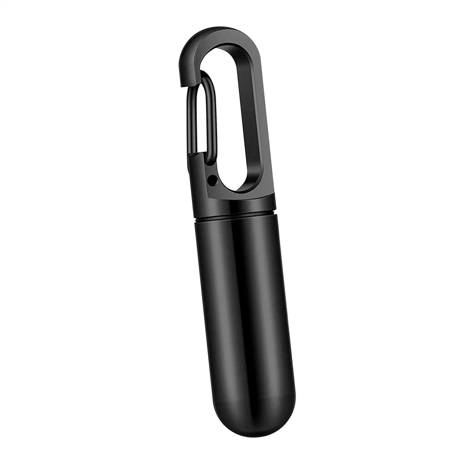Stainless Steel Mini Pill Bottle Keychain Waterproof Pill Holder Small Pill Case for Office Purse