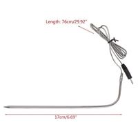 Waterproof Thermometers Hybrid Probe Replacements for Thermopro Wireless Remote Digital Cooking Foods Meats Thermometers