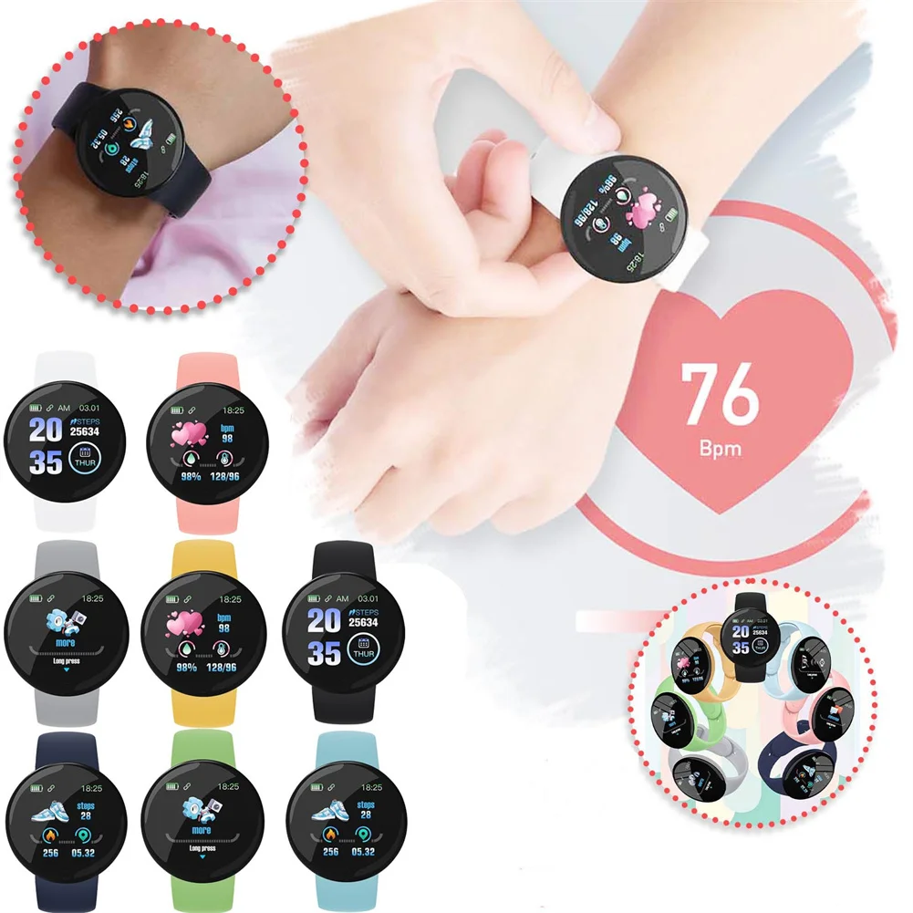 D18s 1.44-inch Smart Watch Blood Pressure Sleep Monitoring Fitness Tracker Bracelet Compatible For Ios Android