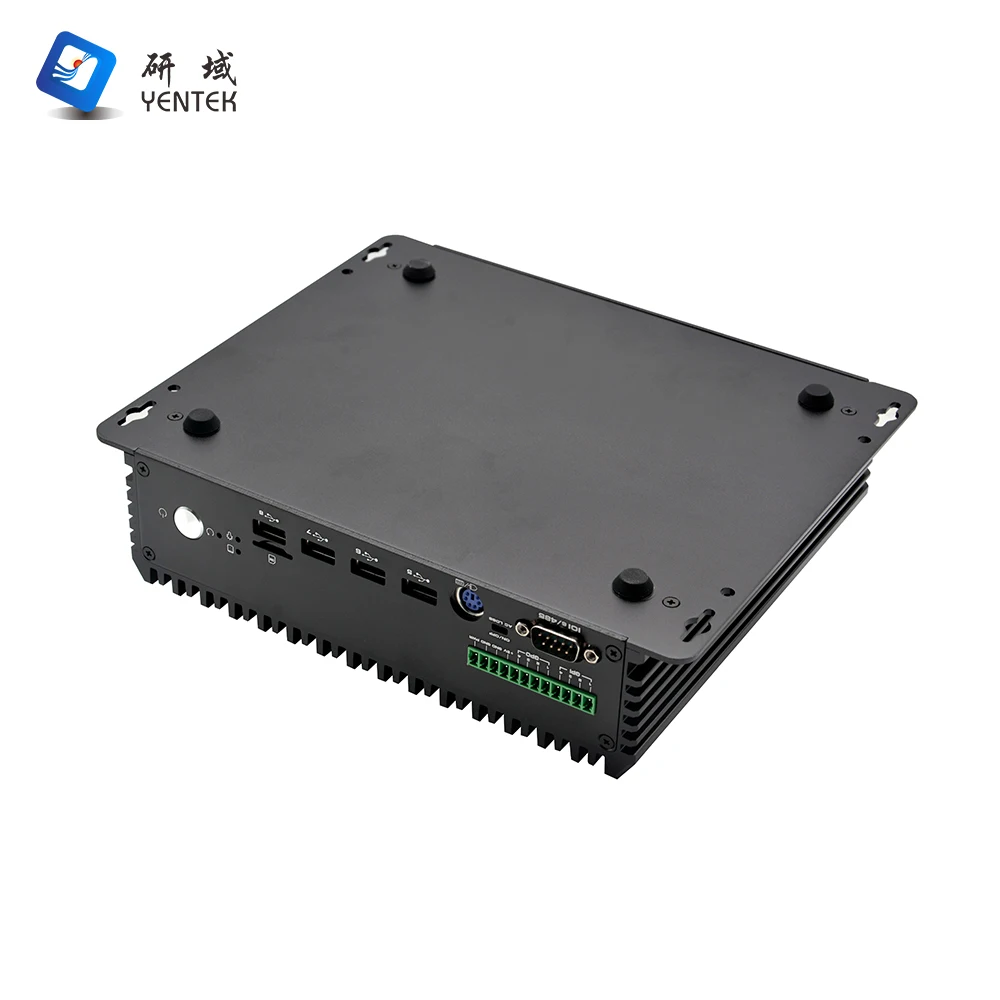 Fanless Industrial PC 6 RS232 COM GPIO  Core I3 I5 I7 Embedded Mini PC Dual  I226 LAN 3-Year Warranty