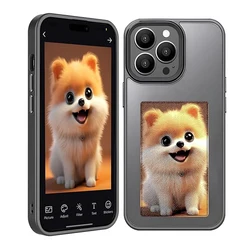 AI EInk Smart NFC App Refesh Screen Mobile Phone Case For iPhone 16Plus 16 15 13 12 16Pro Max DlY Back Cover 4 Colors Display