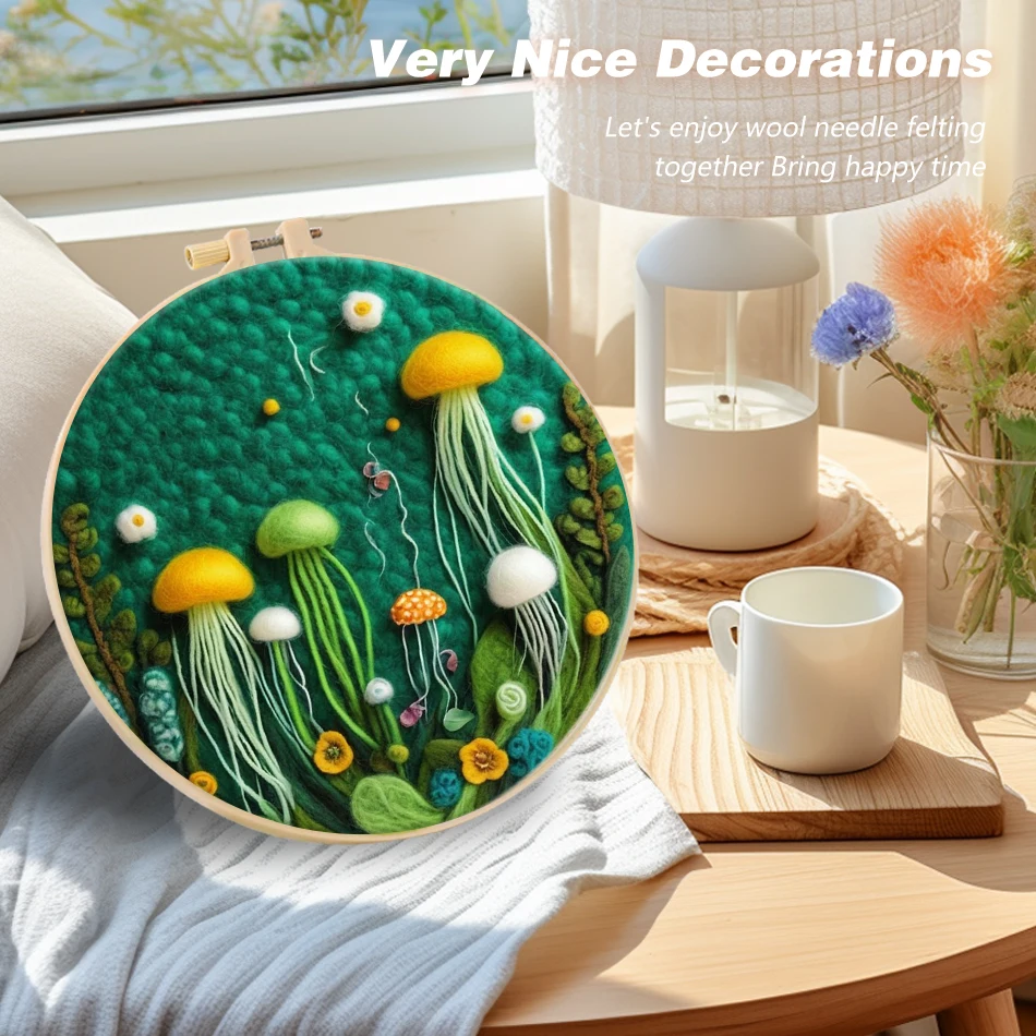 CHENISTORY jellyfish Diy Wool  - Art Craft Jellyfish review and price