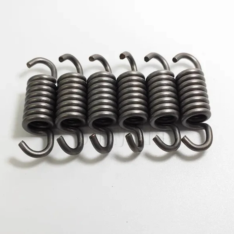 

6Pcs Brush Cutter Clutch Spring Fit For 139 40-5 CG430 BC430 43CC 52CC 1E40F-5 8 Rolls Hedge Trimmer Handle Metal Steel Springs