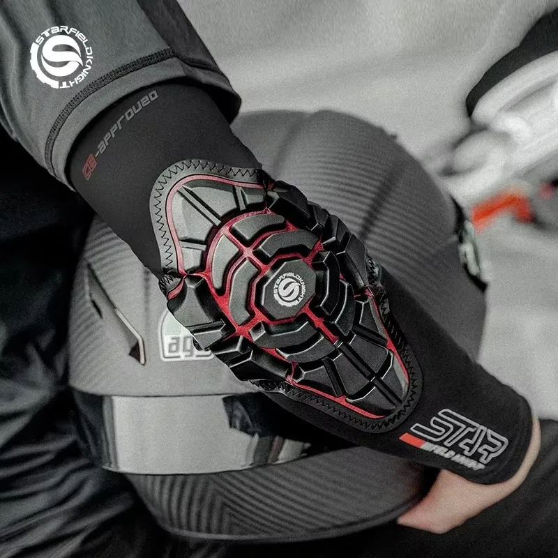 

CE Certification Summer Motorcycle Elbowpads Men Breathable Motocross Elbowpads Anti-collision Motorbike Ice Sleeve Quick-drying