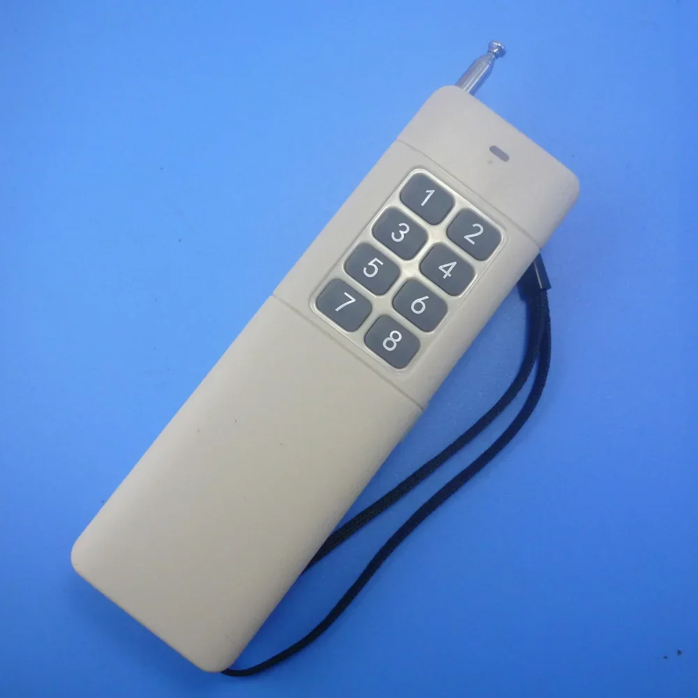 

TB428 DC 9V 8 Buttons Large Power EV1527 Fixed Code Remote 433.92MHz