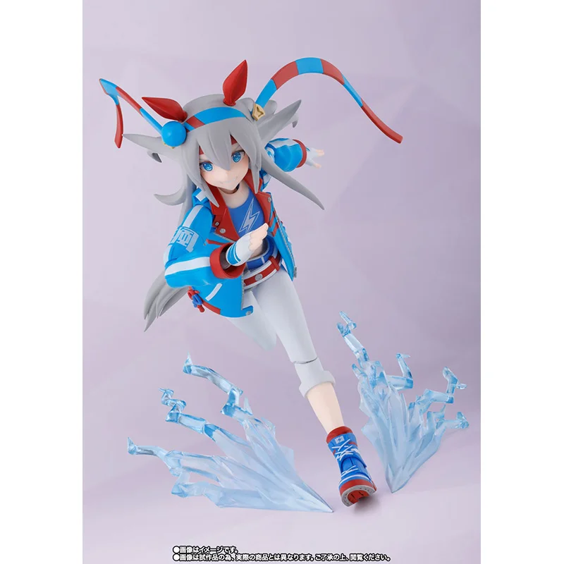 Bandai S.H.Figuarts Umamusume Pretty Derby Tamamo Cross 13Cm Anime Original Action Figure Modelo Brinquedo Coleção de Presente de Aniversário