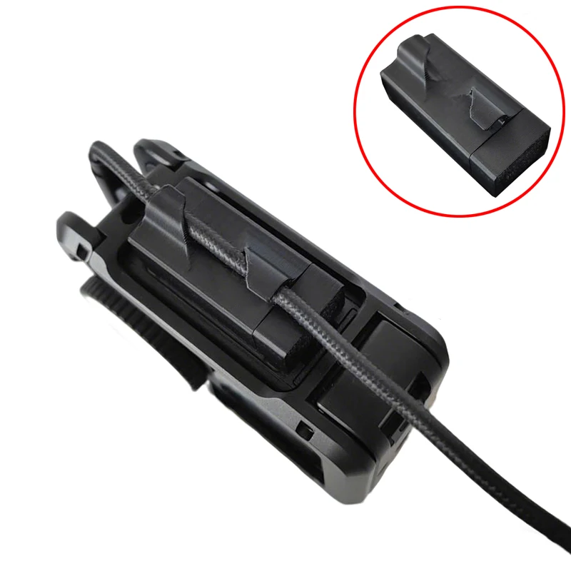

1PCS Tangle-Free Cable Clip 2.5-3.5mm Diameter Wire Organizer 3D Printing Modified Accessory for DJI Osmo Action6 Action Camera