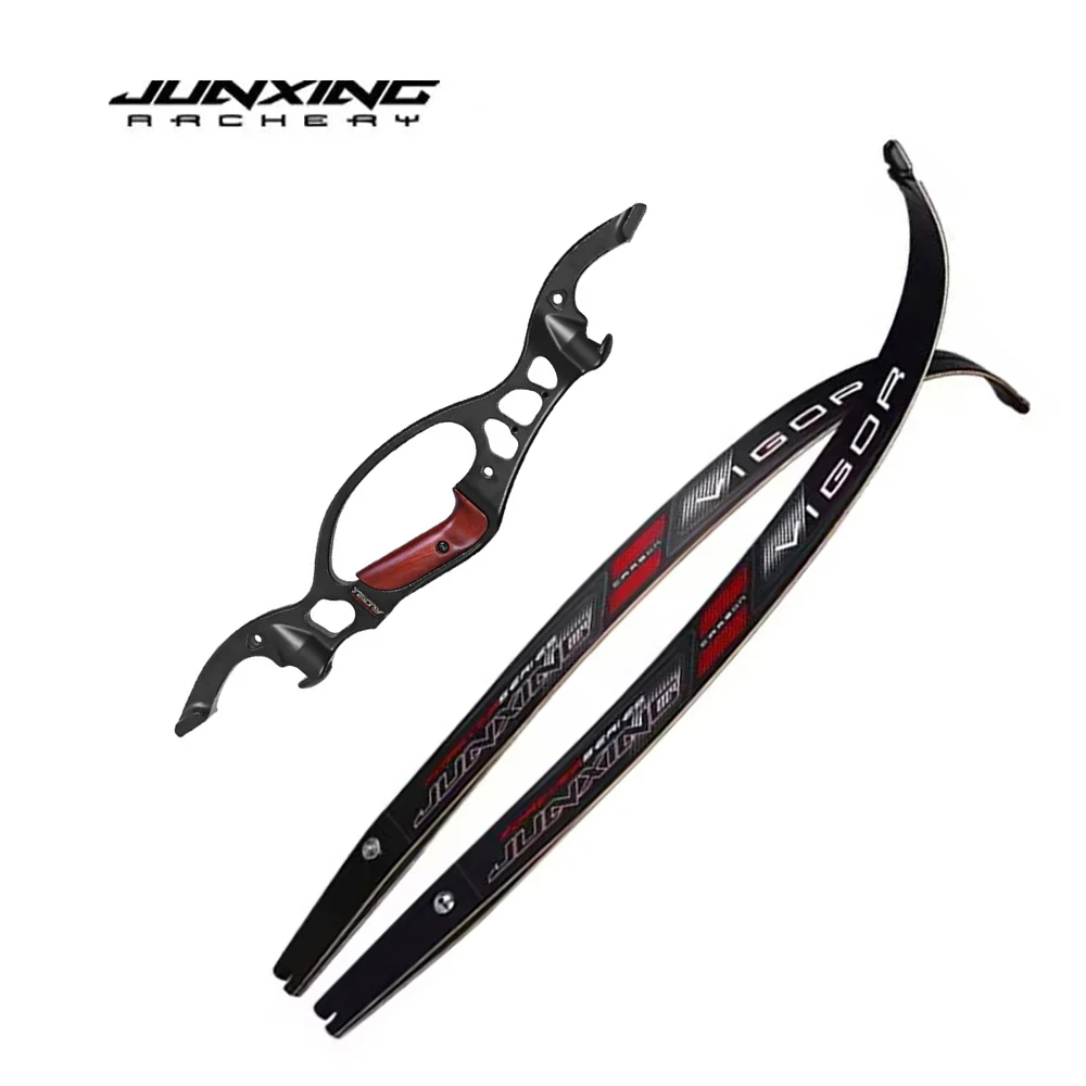 

JUNXING H2 Recurve Bow 64inch Bow 25lb-40lb Archery Hunting Bow Bow 21''Riser Aluminum-magnesium Alloy Shooting