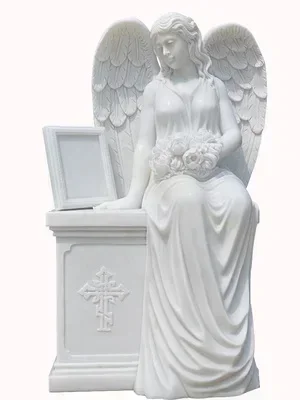 Marble Angel European Tombstone Angel Statue Cemetery Sculpture Church Stone Carving Angel