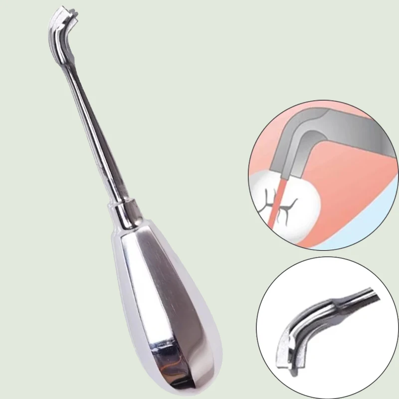 치과 크라운 스프레더 드릴 복원 금속 핸들, 미끄럼 방지 루트 엘리베이터, 크로스 깨진 크라운 리무버, 치과 루트 엘리베이터 도구