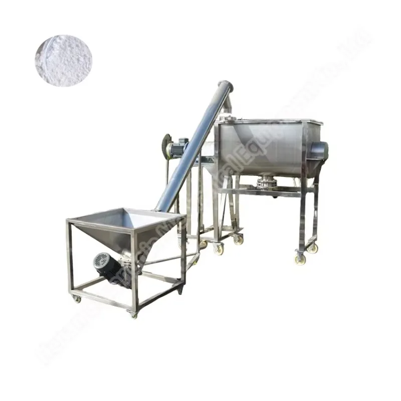 Industrial Mixer Powder 1000 L Putty Horizontal Ribbon Mixer Double Ribbon Mixer