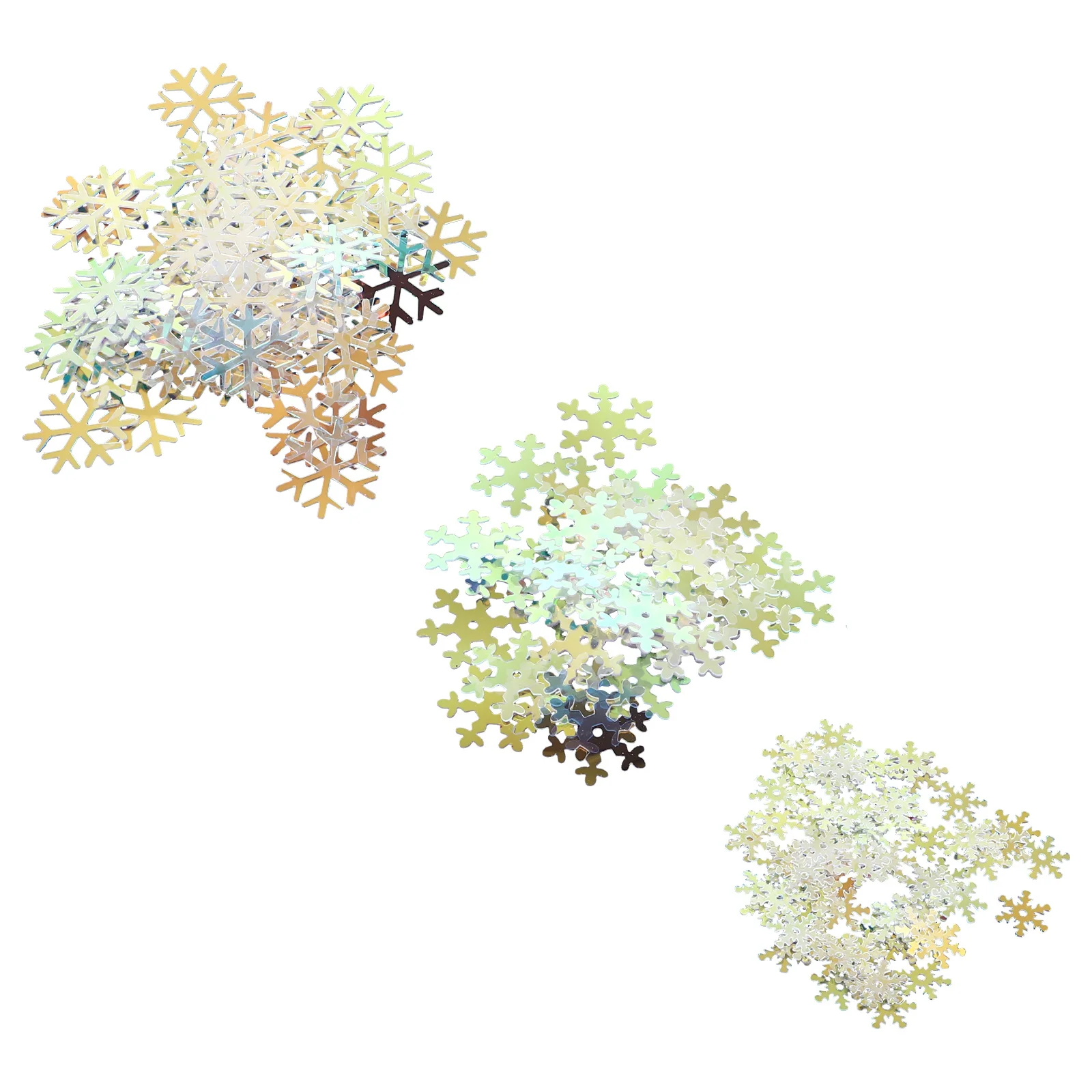 

Snowflake Pieces Plastic White Xmas Snowflake Tree Decor Christmas Adornments Holiday Festival Party Supplies Xmas Tree Decor