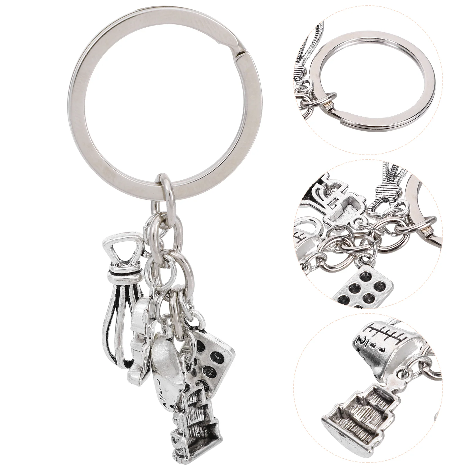 Criativo cozimento tema bolo série chaveiro requintado leve tamanho compacto pingente charme chave sobremesa decorativa