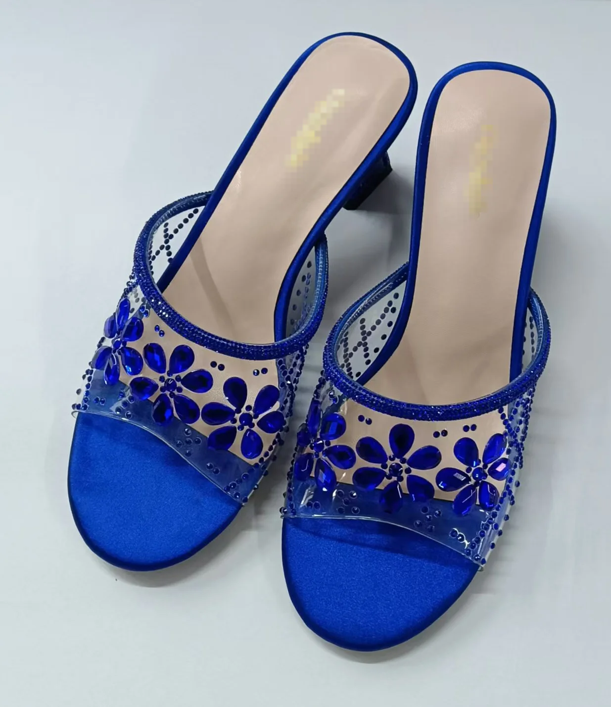 

INSIGHTLINK Women High Heels Sandals Women Gems high-heeled shoes Blue/Red/Gold Silver Color Shoes Elegant wedge Sandals Female