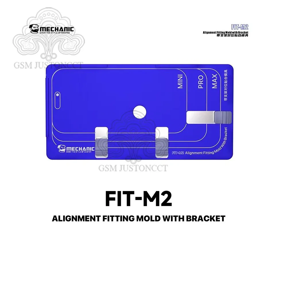 MECHANIC FIT-M2 Alignment Fitting Mold with Bracket Replacing Outer Screens/Cover Glass/Dry Adhesive Positioning For IP 12-17 PM