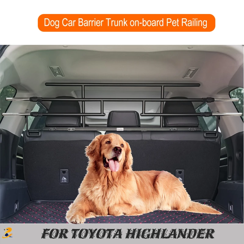 

Livingfun For Toyota Highlander 2017-2022 Dog Car Barrier Trunk on-board Pet Railing Toyota Modification Parts Car Barrier