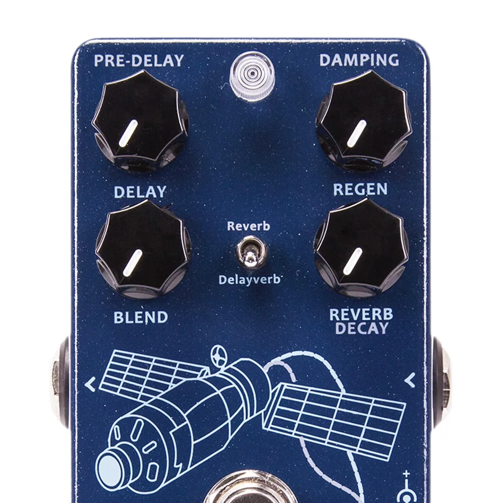 Für CKK Electronic Space Station Pro Gitarreneffektgerät: Delay- und Reverb-Effekte für E-Gitarren