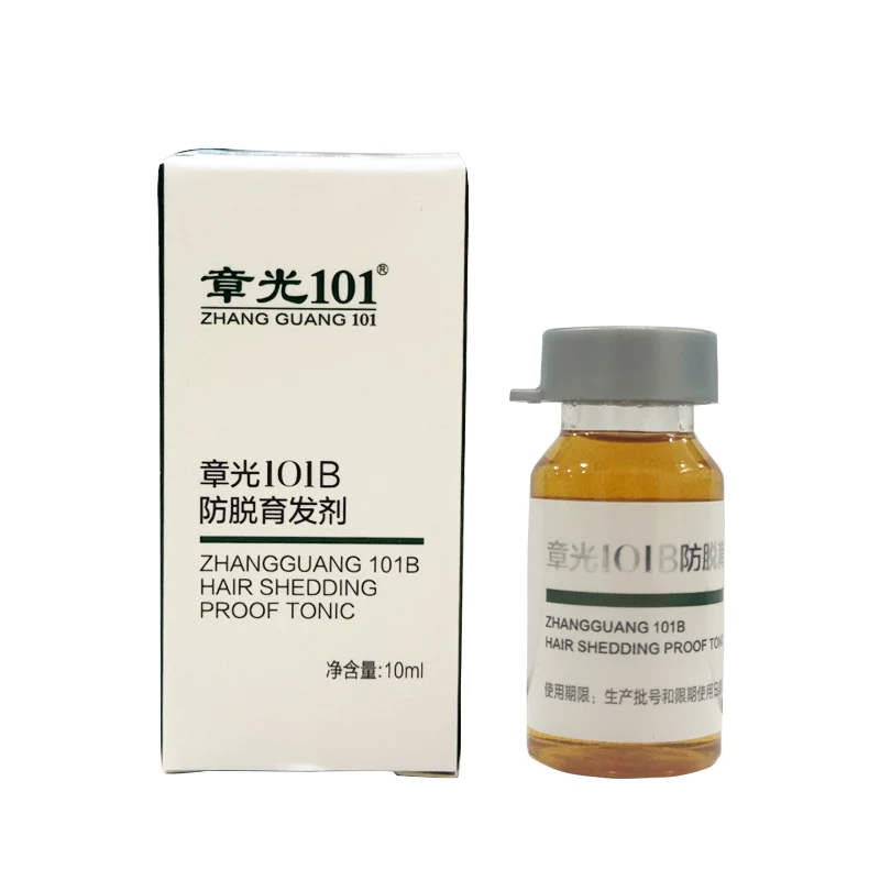 Zhangguang 101B/101M Travel Size 10ml Anti Hair Loss Shedding Proof Tonic Ampoule Chinese Herbal Controls Oil 100%  Authentic