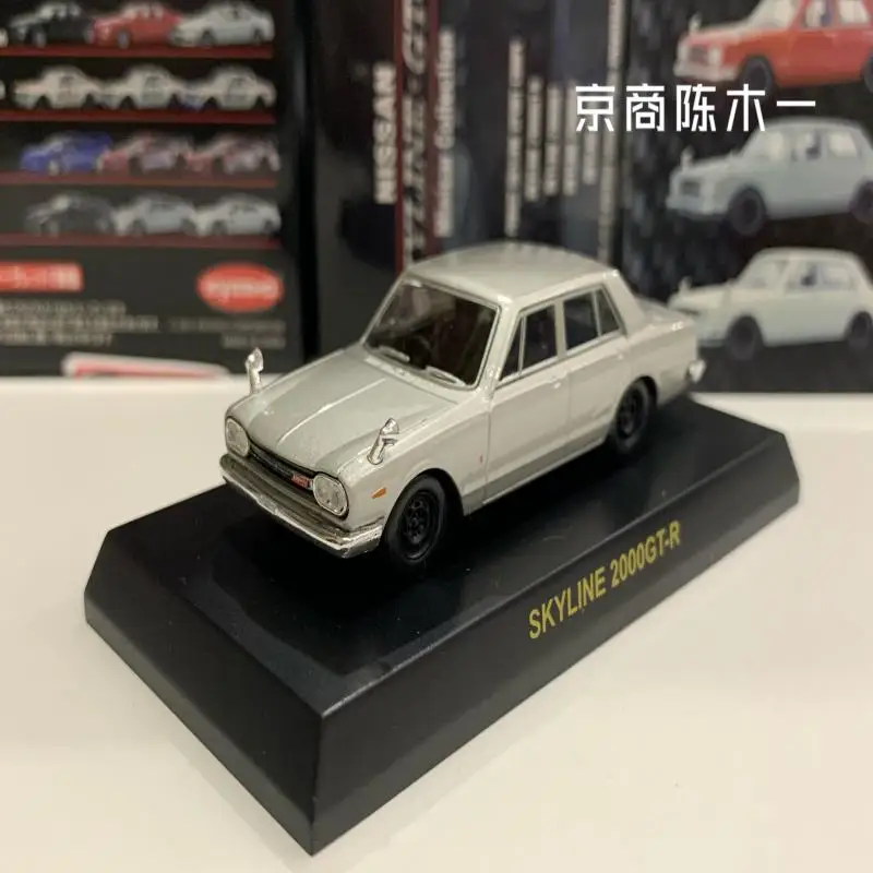 

1/64 KYOSHO Skyline 2000GT-R Коллекция литых под давлением сплавов, декоративная модель автомобиля, игрушки