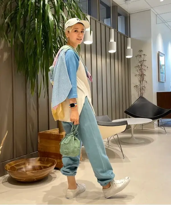 

Весна 2026: Новинка! Женские прямые брюки с высокой талией из хлопкового эластичного спортивного трикотажа, удлиненные, из смесового хлопка.