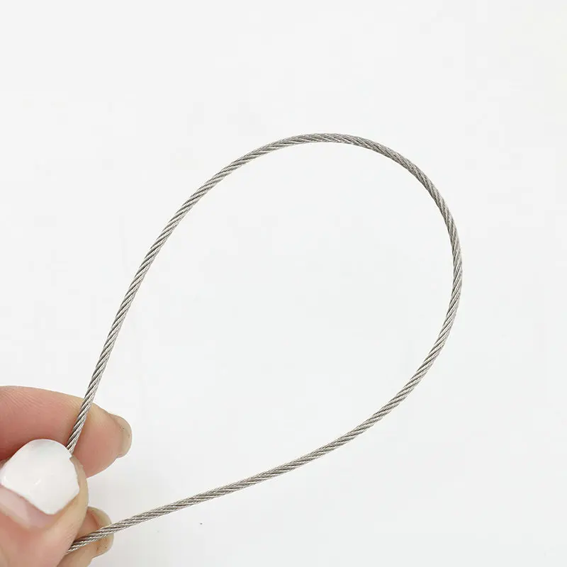 10 Meters Stainless Steel 304 Wire Rope Soft Fishing Lifting Cable 7×7/7X19 Clothesline of 0.8mm 1mm 1.5mm 2mm 3mm 4mm  5mm Dia