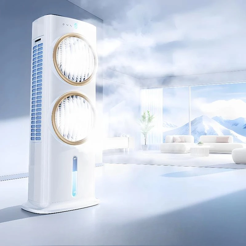 

Мобильный воздушный охладитель, бытовой вертикальный бесшумный напольный электрический вентилятор с водяным охлаждением