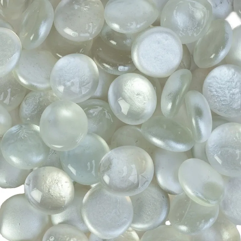 Permata Kaca Logam Matte Mutiara 12 ons.