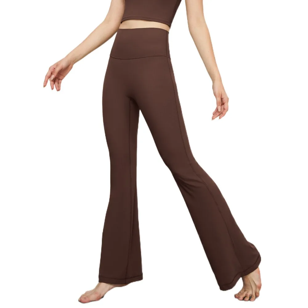 

Leggings High Waist Sports Flared Pants Stretchy Hip Lifting Yoga Pants Breathable Wide Leg Fitness Pants Fitness