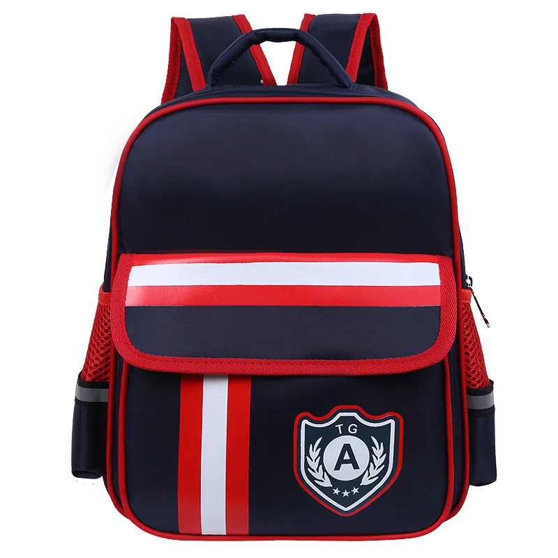 Saco de escola de jardim de infância Mochila de moda infantil 3-6 anos de idade Meninos e meninas simples Sacos de água à prova de respingos de grande capacidade