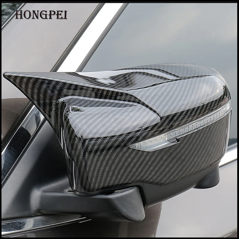 

For Nissan Rogue X-trail T32 2014-2020 Rearview Mirror Cover Caps Sticker Trim Car Styling Auto Accessories