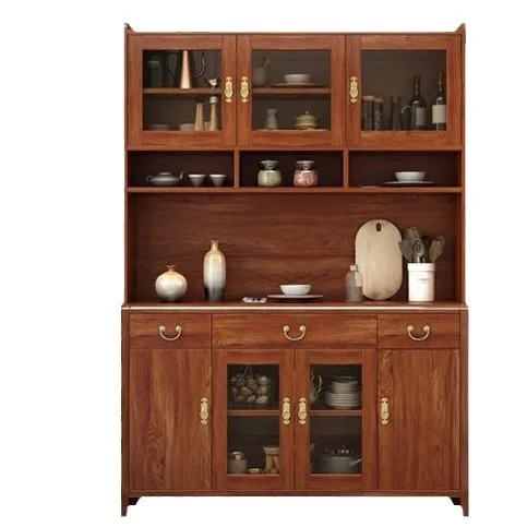 Solid Wood Cabinet Integrated Large Living Room Dining Kitchen Side Against Wall Available