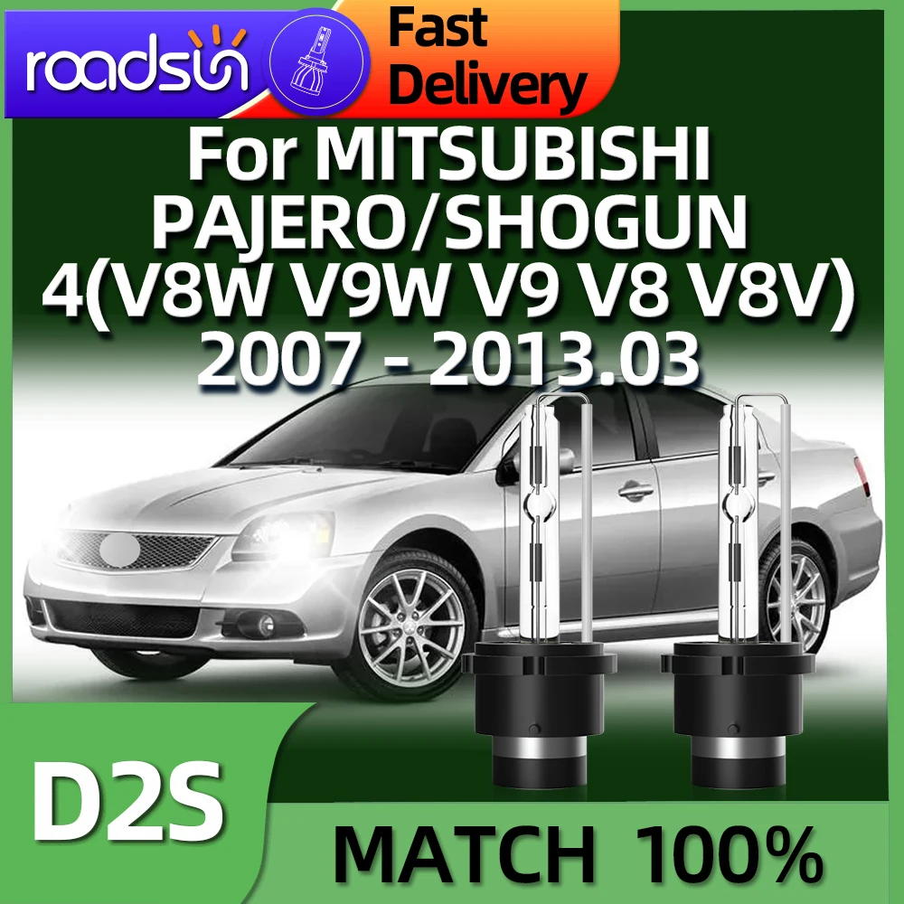 

2PCS HID 35W Xenon Headlight Car Light For MITSUBISHI PAJERO/SHOGUN 4(V8W V9W V9 V8 V8V) 2007 2008 2009 2010 2011 2012 2013.03