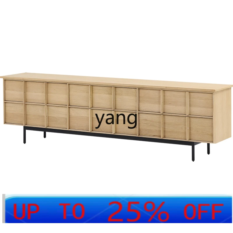 

LMM Solid Wood TV Original Wood Wabi-Sabi Style Retro