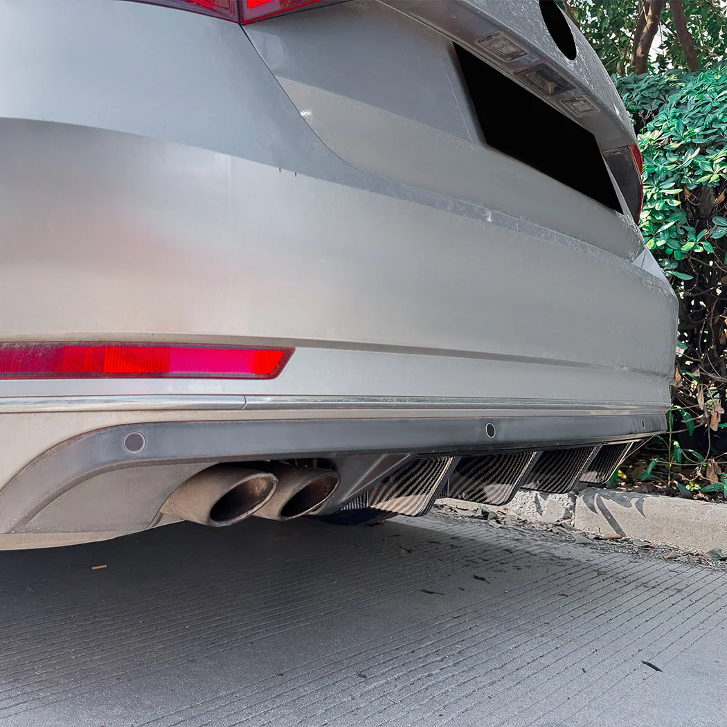 

For Skoda Superb B8 2015-2019 Rear Lip Spoiler Small Surround Lower Lip Splitter Diffuser Car Body Kit Modification