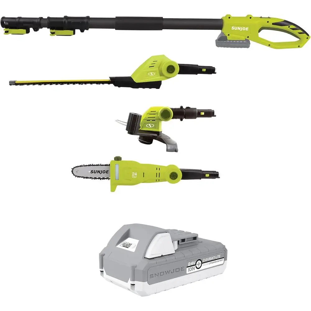 

Комбинированный набор для стрижки травы и живой изгороди с 8-дюймовой пилой, аккумуляторами и высокопрочной леской для ухода за газоном и садом