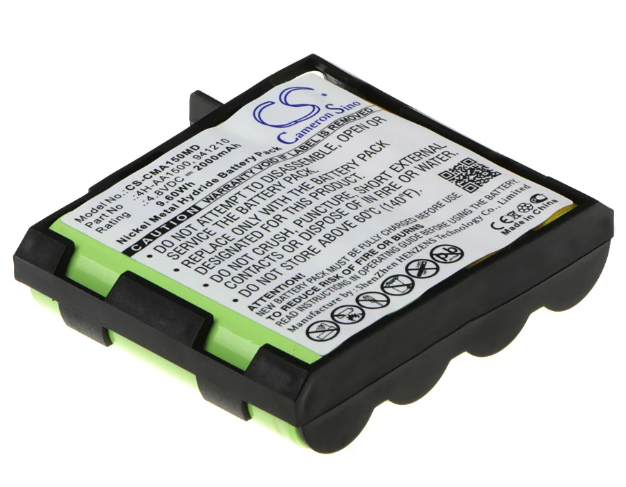 

Cameron Sino 2000mAh Battery 4H-AA1500, 941210 for Compex Mi, MI-Fitness, Mi-Sport, Performance Mi-ready, Performance US