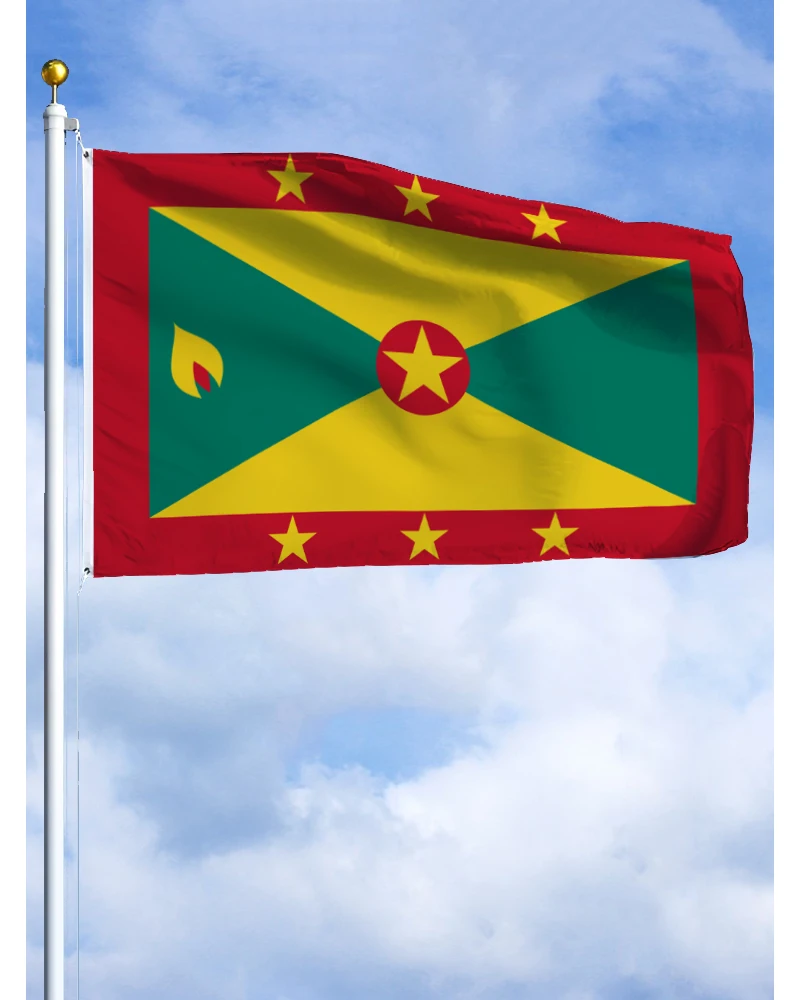 60×90 90x150 120×180CM Grenada Flag Polyester Printed Banner Tapestry For Decor