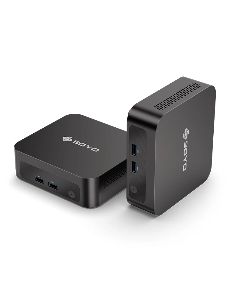 SOYO Nieuwe Y5 Plus Mini PC Intel Core i7 4e generatie CPU (Tot 3,3 GHz) 8GB RAM 128GB SSD Desktopcomputers Dubbele 4K-schermweergave Type-C WiFi5 - afbeelding 2