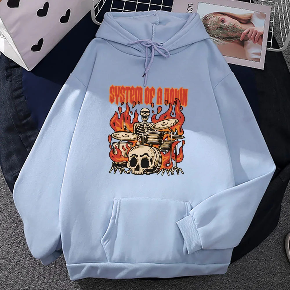 System of A Down Sweatwear Print Heavy Mental Band Sweatshirt Unisex Autumn/winter Fleece Hoody Casual Creative Graphic Clothes