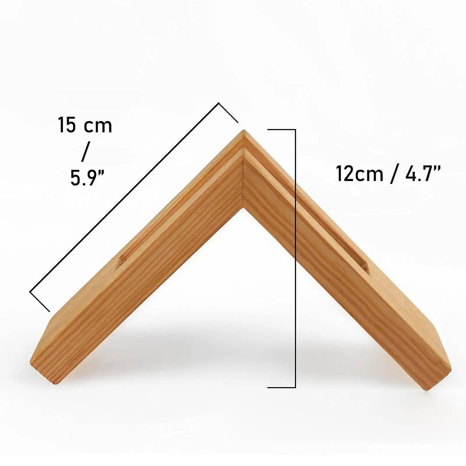 Dekorativer Serviettenhalter aus Holz, Serviettenständer, umgekehrtes Dreieck, Einweihungsgeschenke, Serviettenspender für Bauernhaus-Picknicktisch