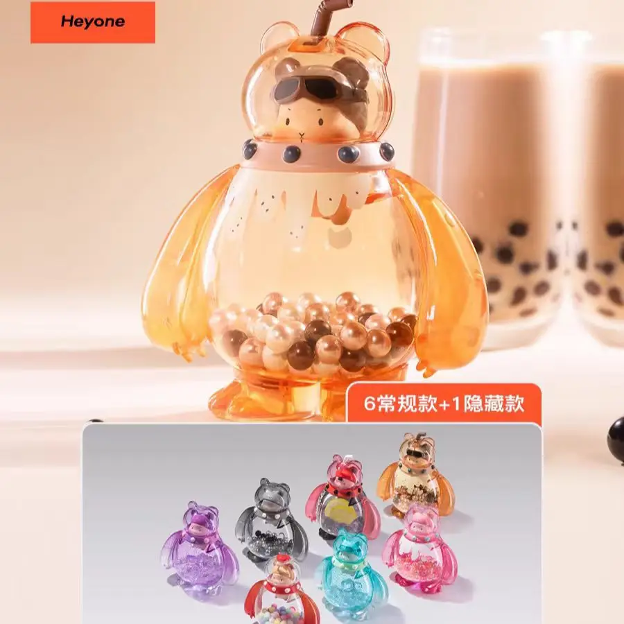 Genuine Heyone Black Play Paipai Bear ππ Special Adjustment Store Blind Box Trendy Toy Figure Birthday Gift Doll Ornaments