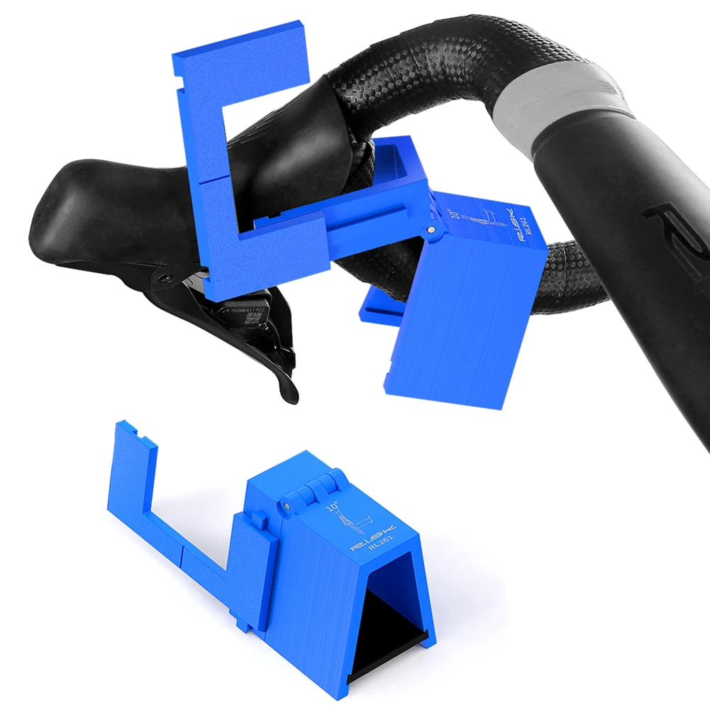 

Bike Handlebar Inward Bend Angle Measurement Tool High Precision Portable Bike Handle Angle Adjuster for Road Bicycle