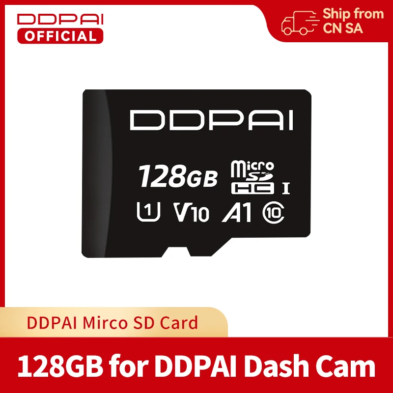 DDPAI 128GB Mirco SD Card For DDPAI Dash Cam Car Camera Car DVR Adapters Class 10